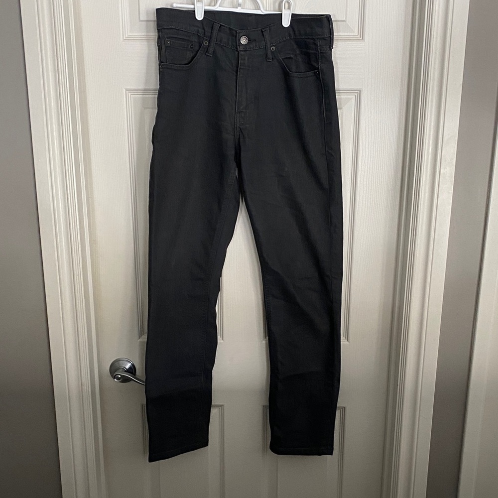 Classic Black Straight Jeans for Men